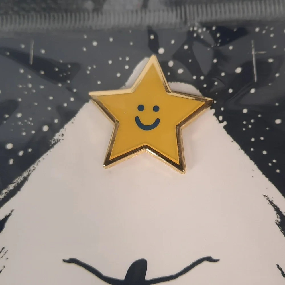 Star Enamel Pin Brooch Good Friends Are Like Stars BFF Sister There For You NWT - Picture 2 of 3